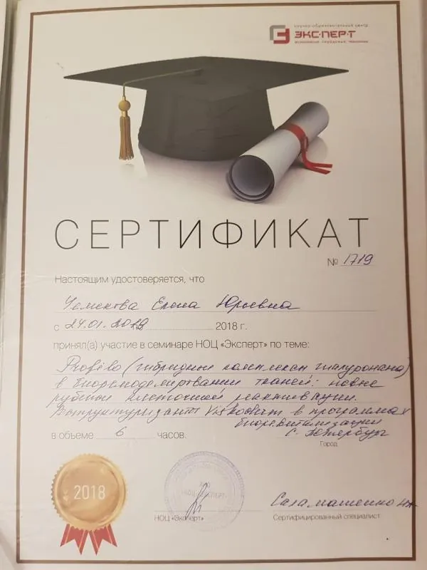 Чемекова Елена Юрьевна