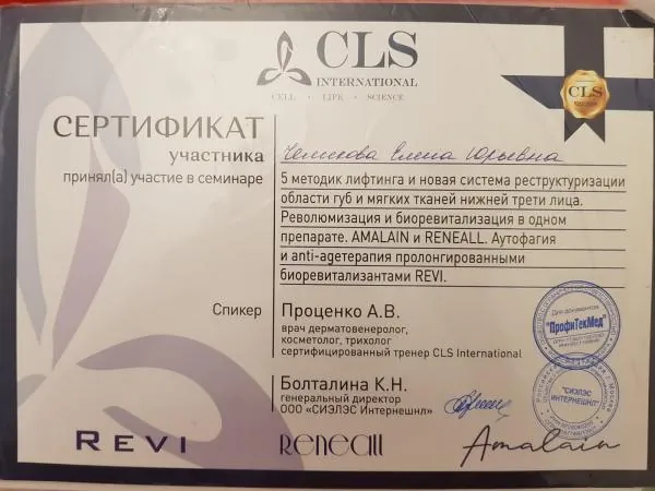 Чемекова Елена Юрьевна